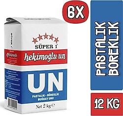 Hekimoğlu Süper-1 2 kg 6'lı Un
