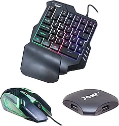 Hello JCHF-68 Kablolu Oyuncu Klavye Mouse Seti