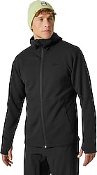 Helly Hansen Air Midlayer HHA.49519-990 Kapüşonlu Siyah Erkek Sweatshirt