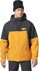 Helly Hansen Banff Insulated HHA.63117-328 Kapüşonlu Sarı Erkek Mont