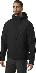 Helly Hansen Banff Insulated HHA.63117-990 Kapüşonlu Siyah Erkek Mont