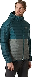 Helly Hansen Banff Insulator HH.63251-453 Kapüşonlu Petrol Yeşili Erkek Şişme Mont