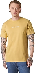 Helly Hansen Core 2.0 HHA.54598-389 Sarı Kısa Kollu Bisiklet Yaka Erkek Tişört