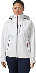 Helly Hansen Crew 2.0 HHA.34448-001 Kapüşonlu Beyaz Kadın Mont