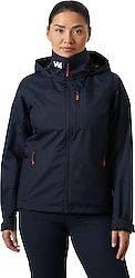 Helly Hansen Crew 2.0 HHA.34448-597 Kapüşonlu Lacivert Kadın Mont
