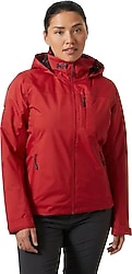 Helly Hansen Crew Midlayer Sailing 2.0 HHA.34447-162 Kapüşonlu Kırmızı Kadın Mont