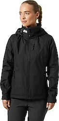 Helly Hansen Crew Midlayer Sailing 2.0 HHA.34447-990 Kapüşonlu Siyah Kadın Mont