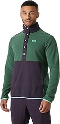 Helly Hansen Daybreaker Snap Fleece Pullover HHA.49531-390 Yeşil Erkek Polar