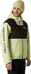 Helly Hansen Ervik Insulated Rain HHA.53983-498 Kapüşonlu Yeşil Erkek Yağmurluk