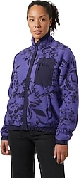 Helly Hansen Imperial Printed Pile Snap HHA.63373-690 Mor Kadın Polar Mont