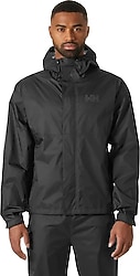 Helly Hansen Loke 2.0 HHA.63396-990 Kapüşonlu Siyah Erkek Yağmurluk