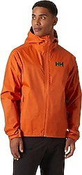 Helly Hansen Loke Terra HHA.63365-300 Kapüşonlu Turuncu Erkek Yağmurluk