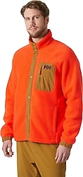 Helly Hansen Panorama Pile Snap HHA.63348-147 Turuncu Erkek Polar Mont