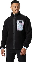 Helly Hansen Panorama Pile Snap HHA.63348-990 Siyah Erkek Polar Mont