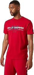 Helly Hansen RWB Graphic HHA.53763 Kısa Kollu Bisiklet Yaka Erkek Tişört