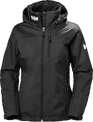 Helly Hansen Crew Midlayer HHA.33891-990 Kapüşonlu Siyah Kadın Mont