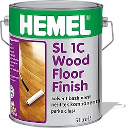 Hemel SL 1C Wood Floor Finish 5 lt Solvent Bazlı Parke Cilası