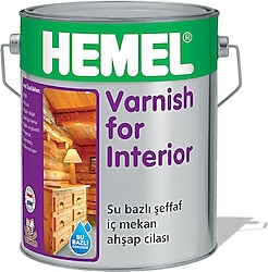 Hemel Varnish For Interior 2.5 lt Su Bazlı Vernik