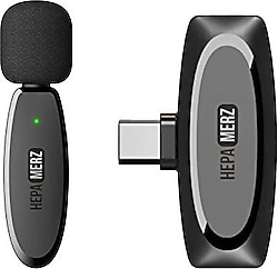 Hepa Merz S-40 Type-C Kablosuz Yaka Mikrofonu