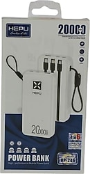 Hepu HP-246 20000 mAh Hızlı Şarj Powerbank