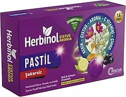 Herbinol Cistus Aronia 16'lı Pastil