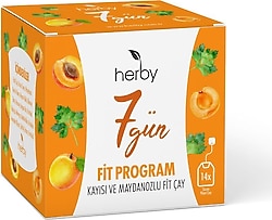 Herby 7 Gün Fit Program Kayısı ve Maydanozlu Fit Çay 14'lü