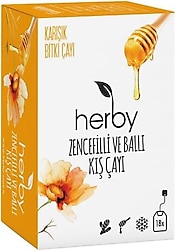 Herby Zencefilli ve Ballı Kış Bitki Çayı 18'li