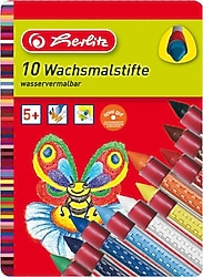 Herlitz Crayon Tutacaklı Metal Kutulu 10'lu Pastel Boya