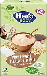 Hero Baby Sütlü Peynirli Pekmezli 8 Tahıllı 200 gr Kaşık Maması
