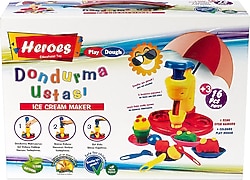 Heroes Dondurma Ustası 16 Parça Oyun Hamuru Seti