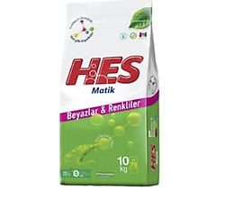 Hes Matik Beyazlar ve Renkliler 10 kg Toz Deterjan