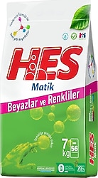 Hes Matik Beyazlar ve Renkliler 7 kg Toz Deterjan