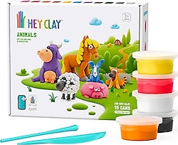 Hey Clay Hayvanlar 15'li Kutu Hava ile Kuruyan Kil