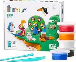 Hey Clay Kuşlar 15'li Kutu Hava ile Kuruyan Kil