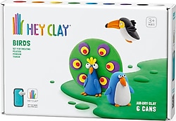 Hey Clay Kuşlar 6'lı Kutu Hava ile Kuruyan Kil
