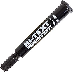 Hi-Text 830 Kesik Uçlu Siyah Permanent Marker Kalem