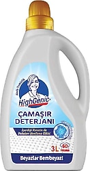 Highgenic Beyazlar için Sıvı Deterjanı 3 lt
