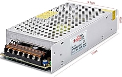 Hightek HT-1115 12 V 10 A Kalın Kasa Metal Trafo