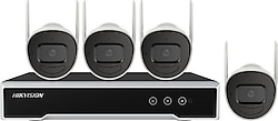Hikvision NK42W0H-1T(WD)(D) Bullet 2MP IP Wi-Fi Güvenlik Kamerası Seti
