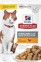 Hill's Chunks & Gravy Sterilised 85 gr Yetişkin Kedi Yaş Maması