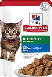 Hill's Chunks & Gravy Okyanus Balıklı 85 gr Yavru Kedi Yaş Maması