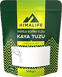 Himalife İyotlu İnce Kaya Tuzu 500 gr