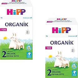 Hipp Organik 2 Keçi Sütü Bazlı Devam Sütü 400 gr 2 Adet