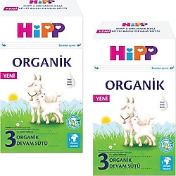 Hipp Organik 3 Keçi Sütü Bazlı Devam Sütü 400 gr 2 Adet