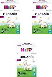 Hipp Organik 3 Keçi Sütü Bazlı Devam Sütü 400 gr 3 Adet