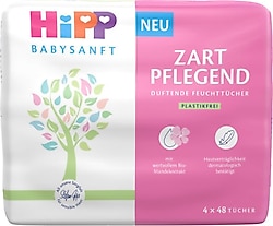 Hipp Babysanft Temizlik ve Bakım 48 Yaprak 4'lü Paket Islak Mendil