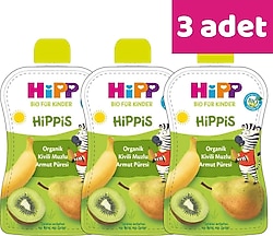 Hipp Organik Kivili Muzlu Armut Püresi 100 gr 3 Adet