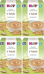 Hipp Organik 5 Tahıllı Kaşık Maması 200 gr 4 Adet