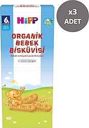 Hipp Organik Bebek Bisküvisi 180 gr 3 Adet