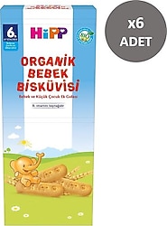 Hipp Organik Bebek Bisküvisi 180 gr 6 Adet